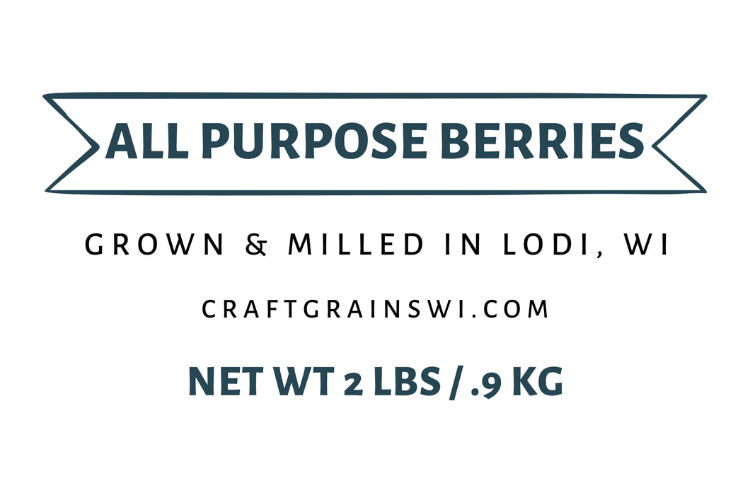 All Purpose Berries - Hard White Winter Wheat