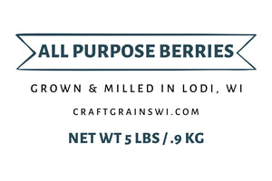 All Purpose Berries - Hard White Winter Wheat