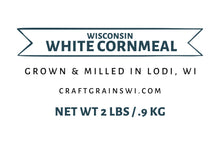 Wisconsin White Cornmeal Label